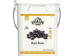 Сублімована чорна квасоля з великим терміном придатності до 30 років Augason farms, 236 порцій