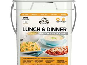 Сублімовані обіди та вечері 92 порції з великим терміном придатності 25 років Augason farms