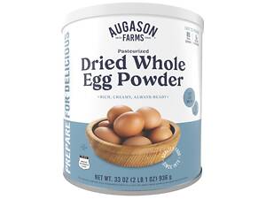 Сублімовані цілі яйця з білками та жовтками з великим терміном придатності 10 років Augason Farms, 85 порцій