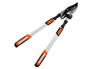 Сучкоріз плоскотонний телескопічний храповий алюмінієві ручки 700-874мм FLORA (5022374)