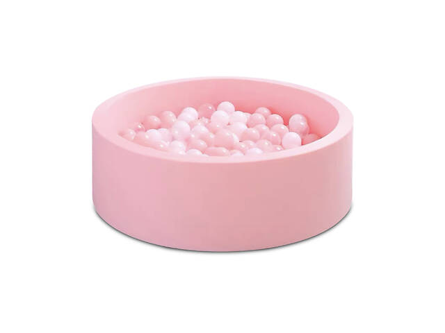 Сухий басейн BabyPlayPen 100 кульок 80 мм Унісекс 1367809927 Рожевий - Фото 1