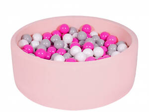 Сухой бассейн для дома Хатка, детский, нежно-розовый 80 см