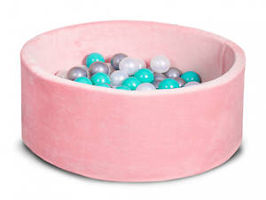 Сухой бассейн для дома Хатка, детский, персиковый 80 см