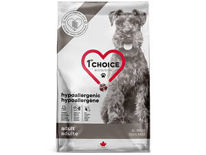 Сухой гипоаллергенный корм для взрослых собак всех пород 1st Choice со вкусом утки и батата 4.5 кг (65672143059)