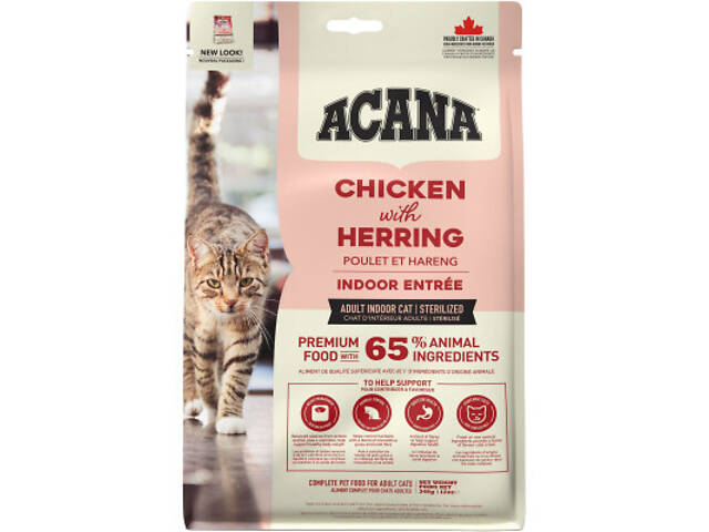 Сухий корм для кошек ACANA Indoor Entree 340 г (0064992714482) - Фото 1