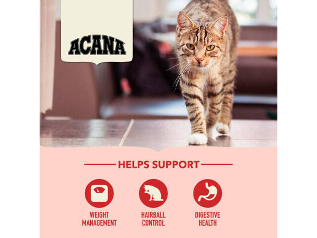 Сухий корм для кошек ACANA Indoor Entree 340 г (0064992714482) - Фото 6