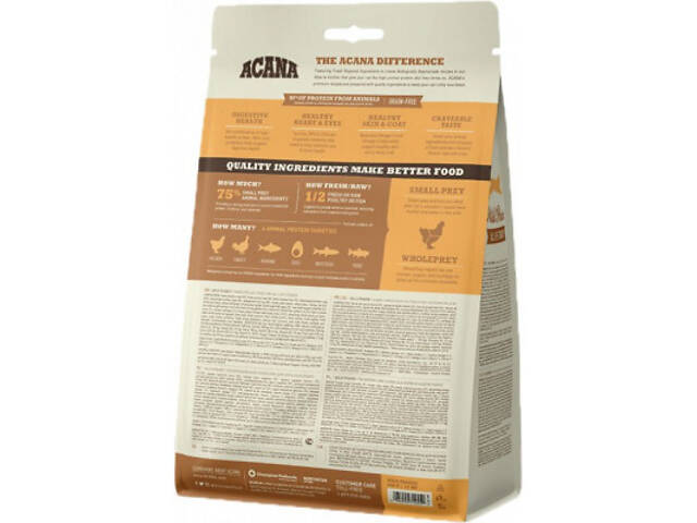 Сухий корм для кошек ACANA Wild Prairie Cat 340 г (0064992640347) - Фото 5
