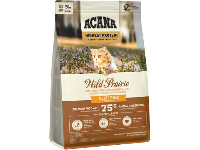 Сухий корм для кошек ACANA Wild Prairie Cat 1.8 кг (0064992714574) - Фото 3