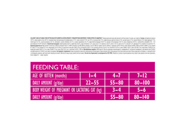 Сухий корм для кошек Brit Care Cat GF Kitten HGrowth and Development 2 кг (8595602540679) - Фото 3