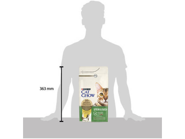 Сухий корм для кошек Purina Cat Chow Sterilised з куркою 1.5 кг (7613032233396) - Фото 8