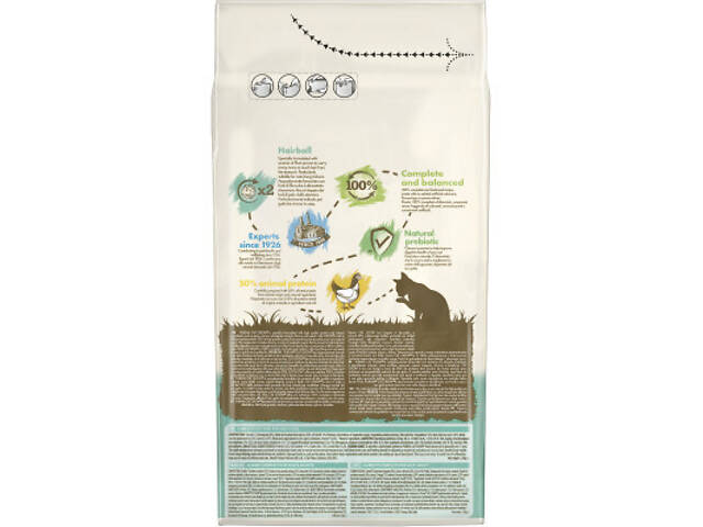 Сухий корм для кошек Purina Cat Chow Hairball з куркою 1.5 кг (5997204514486) - Фото 7