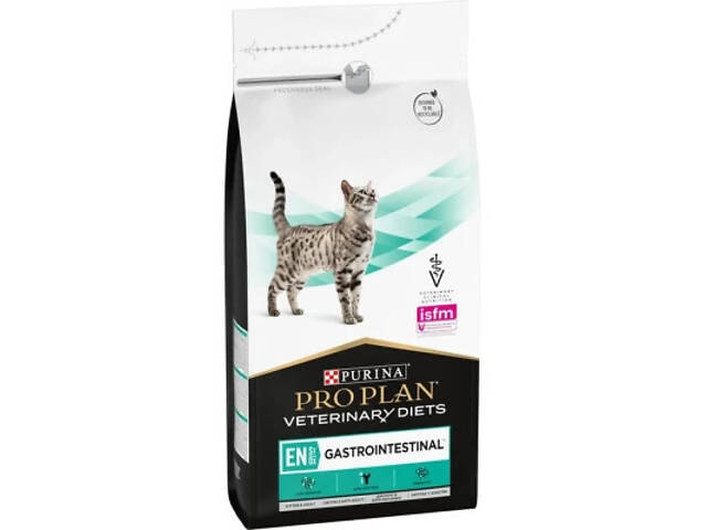 Сухий корм для кошек Purina Pro Plan Veterinary Diets EN із захворюваннями шлунково-кишкового тракту 1.5 кг (7613035160682) - Фото 1