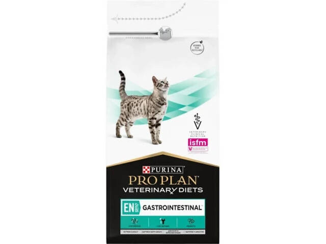Сухий корм для кошек Purina Pro Plan Veterinary Diets EN із захворюваннями шлунково-кишкового тракту 1.5 кг (7613035160682) - Фото 4