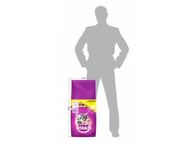 Сухий корм для кошек Whiskas з куркою для кошенят 14 кг (5900951014369) - Фото 3