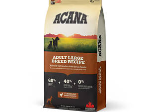 Сухой корм для собак Acana Adult Large Breed Recipe для взрослых собак крупных пород 17 кг (a52117)