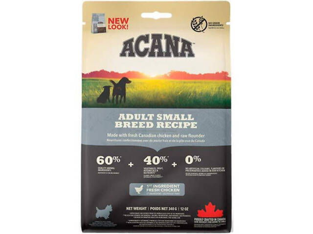 Сухий корм для собак ACANA Adult Small Breed Recipe 340 г (0064992523343) - Фото 1