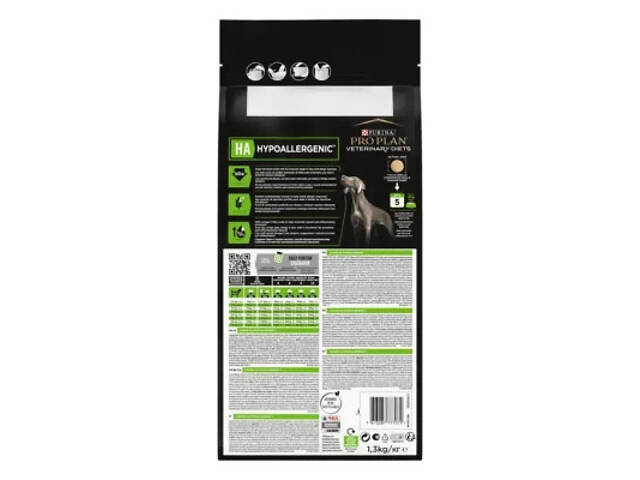 Сухий корм для собак Purina Pro Plan Veterinary Diets Hypoallergenic 1.3 кг (7613287777072) - Фото 2