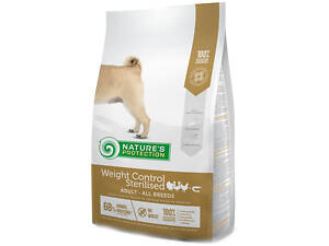 Сухой корм для стерилизованных собак Nature's Protection Weight Control Sterilised Adult all breeds 4 кг (NPS45660) (477