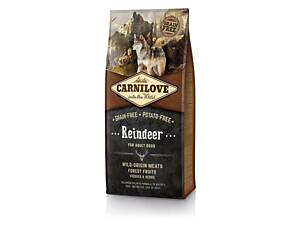 Сухой корм для взрослых собак Carnilove Raindeer Adult 12 кг
