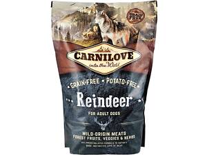 Сухой корм для взрослых собак всех пород Carnilove Raindeer 1.5 кг (8595602508891)