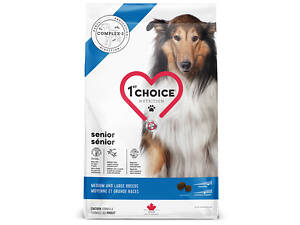 Сухой супер премиум корм для пожилых или малоактивных собак средних и крупных пород 1st Choice Senior Medium and Large С