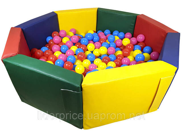 Сухой бассейн Восьмигранник TIA-SPORT, размер 150-40 10 см, Под Заказ! Оригинал 200-50 15 см - Фото 1