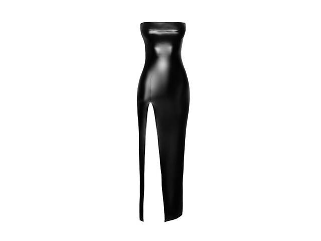 Сукня Noir Handmade F336 Powerwetlook long dress Чорний XXL ( SX2045 ) - Фото 6