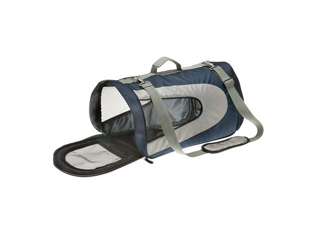 Сумка - переноска для котов и маленьких собак Ferplast Beauty (Ферпласт Бьюти) Small - 45 х 28 х 28 см, Серый - Фото 2