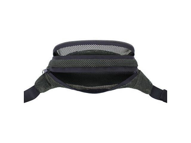 Сумка-бананка Bagland Bella Хаки сітка 2 л (0020204) (83886330) - Фото 5