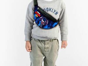 Сумка-бананка дитяча бравл старс з принтом Spike, 32х15см, для хлопчика, сумка через плече (00578)