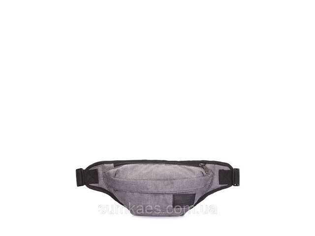Сумка-бананка POOLPARTY Bumbag сіра - Фото 1