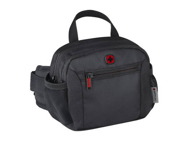 Сумка-бананка Wenger Waist Pack, чорна (611875) - Фото 1