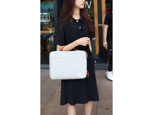 Сумка-чохол для ноутбука або документів Digital hp 16 Сірий (IBN046S2) - Фото 10