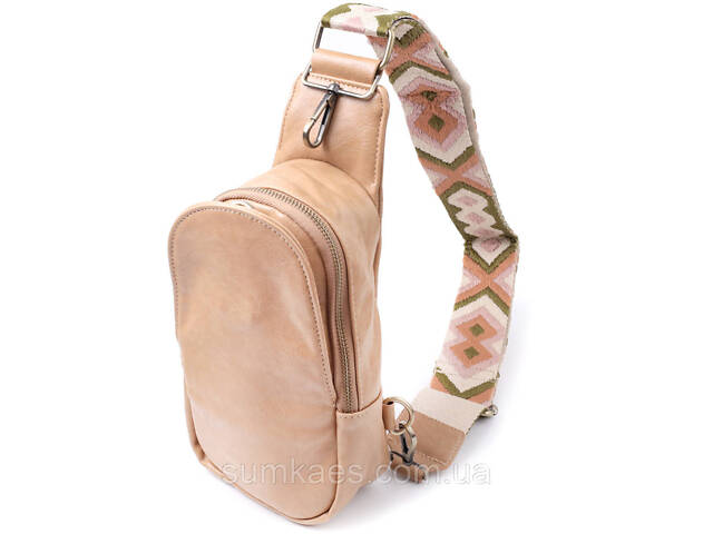 Сумка через плечо для женщин из экокожи Vintage 22790 Светло-коричневый - Фото 1