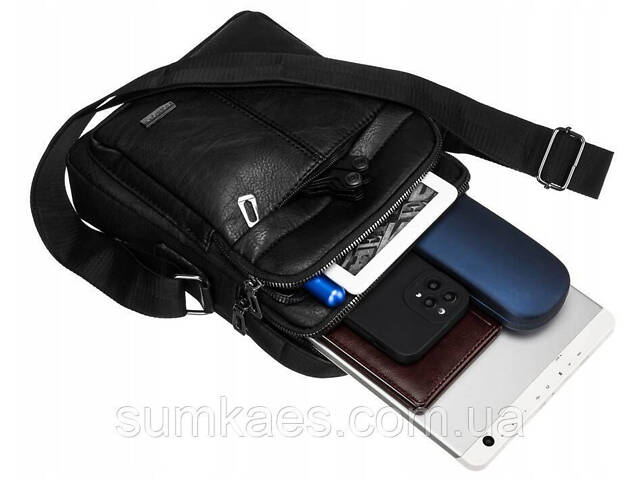 Сумка чоловіча Rovicky R-3099-2-BLACK - Фото 7