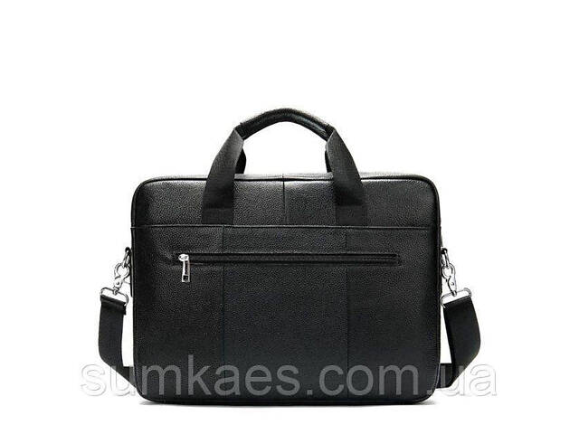 Сумка ділова шкіряна DNK Leather dnk-14794 чорна - Фото 2