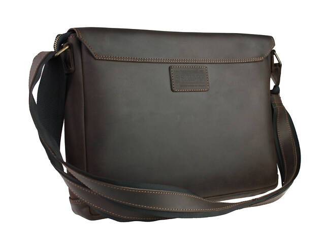 Сумка для документів велика шкіряна А4 smg6(45) коричнева - Фото 2