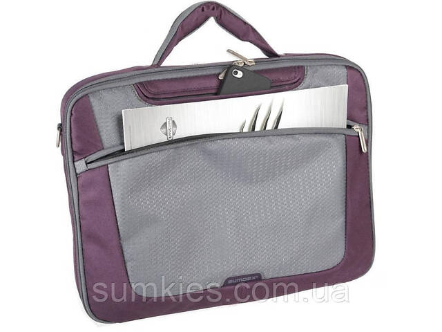 Сумка для ноутбука 15,6-16 дюймів Sumdex фіолетова із сірим - Фото 1