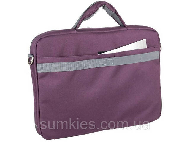 Сумка для ноутбука 15,6-16 дюймів Sumdex фіолетова із сірим - Фото 2
