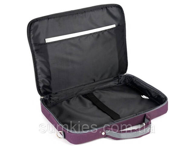 Сумка для ноутбука 15,6-16 дюймів Sumdex фіолетова із сірим - Фото 3