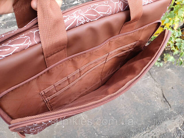 Сумка для ноутбука 15,6 дюйма Continent коричнева - Фото 5