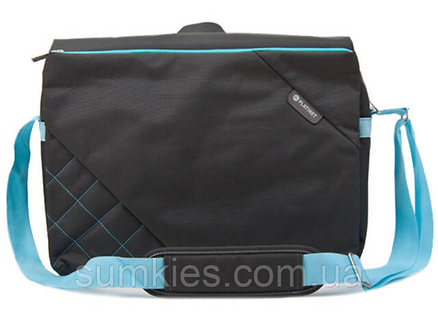 Сумка для ноутбука 15,6 дюйма Platinet Messenger сіра - Фото 1