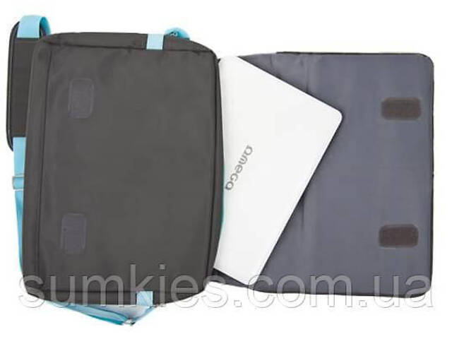 Сумка для ноутбука 15,6 дюйма Platinet Messenger сіра - Фото 3