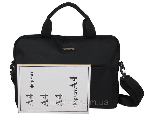 Сумка для ноутбука 17,3 дюйма Wallaby, Україна чорна - Фото 8