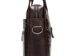 Сумка для ноутбука кожаная деловая коричневая 79005C