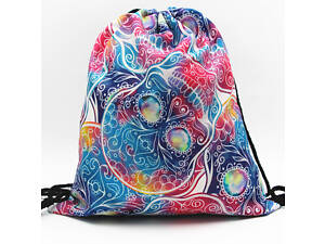 Сумка для взуття Череп 11365 32х39 см різні кольори