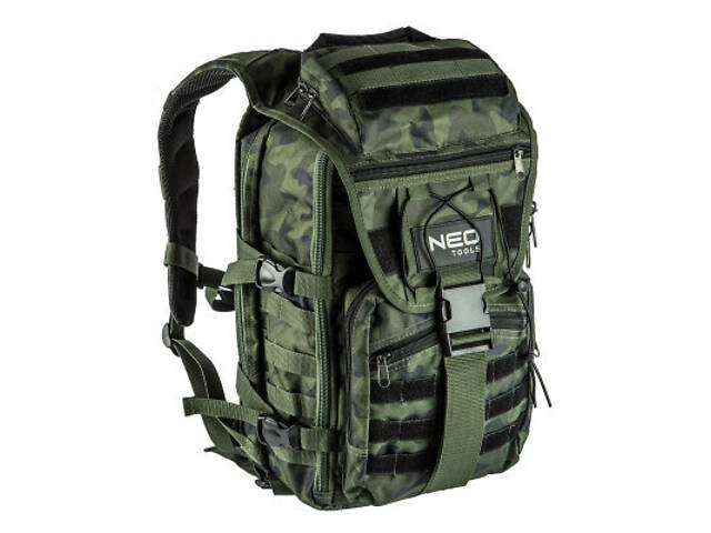 Сумка для інструменту Neo Tools рюкзак Camo, 30л, 50х29.5х19см, поліестер 600D, посилений, камуфляж (84-321) - Фото 1