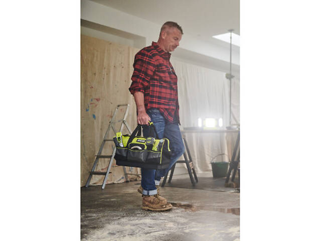 Сумка для інструменту Ryobi RSSSTB1, 22л, жорстка конструкція, поліестер, 20.5х38х29см (5132005338) - Фото 4