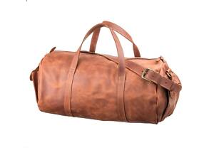 Сумка дорожня Grande Pelle 11047 вінтажна шкіра Коричнева