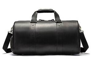 Сумка дорожня чоловіча шкіряна Vintage 14894 Чорна